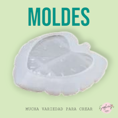 Molde bandeja formato hoja