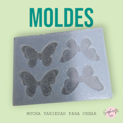 Dije mariposas labradas x 4