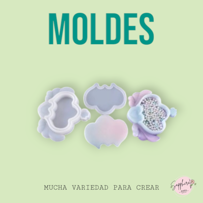 Molde Silicona Alhajero corazon