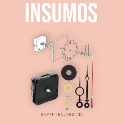 Mecanismo para reloj de pared 13 mm