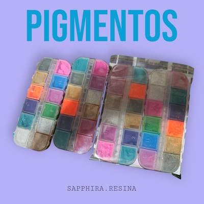 Caja de pigmentos OFERTON! Colores variadoss