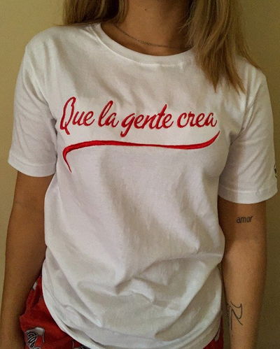 REMERA QUE LA GENTE CREA