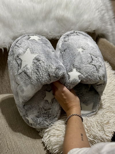 Pantuflón estrella luminoso
