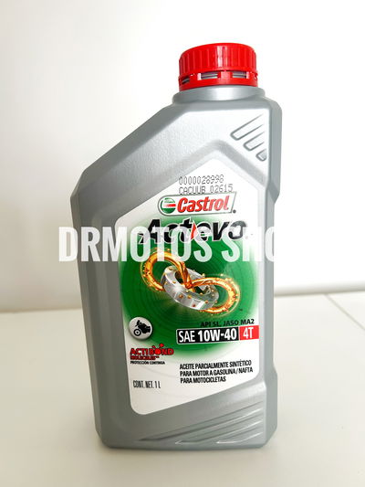 Aceite CASTROL ACTEVO SAE 10W-40 4T SEMISINTETICO 1L
