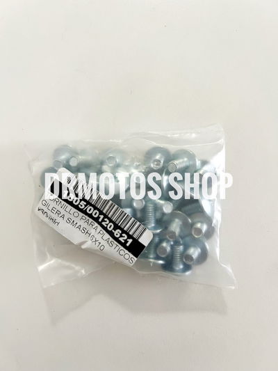 Tornillo Para Plastico Gilera Smash y otros 110cc 6x10mm 