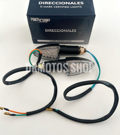 Juego de faros de giro direccionales skua/universal led TECHROAD 