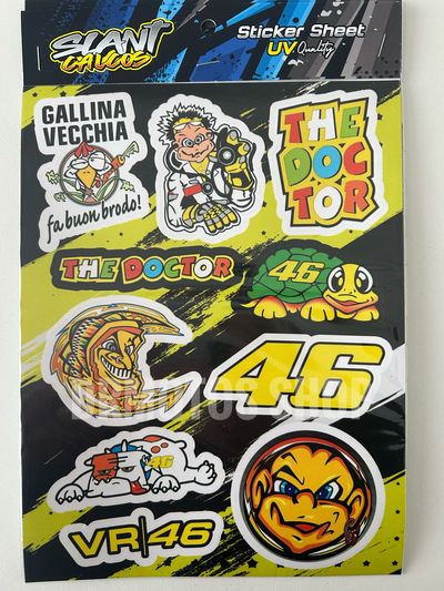 Calco sticker UV THE DOCTOR 46