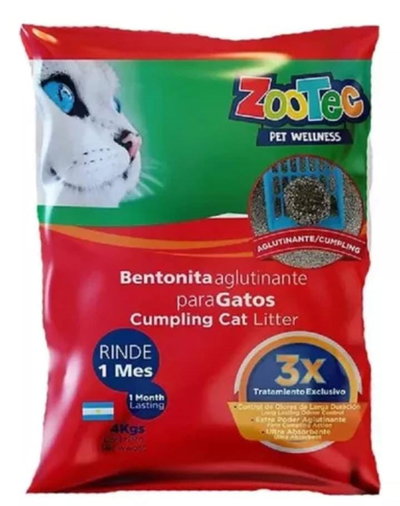 PIEDRAS SANITARIAS AGLUTINANTES ZOOTEC 4 KILOS