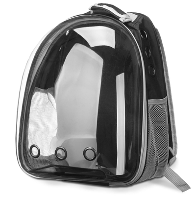 MOCHILA TRANSPORTADORA TRANSPARENTE