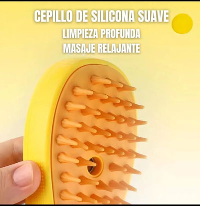 Cepillo masajeador con vapor. 