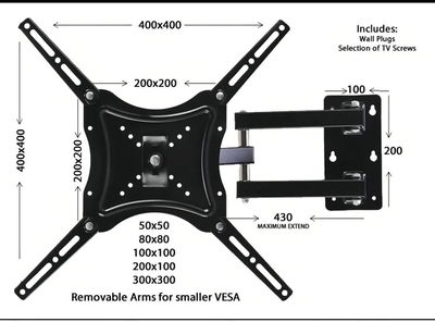 Soporte TV móvil  Suono de 14" a 55"