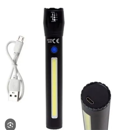 Linterna táctica con zoom