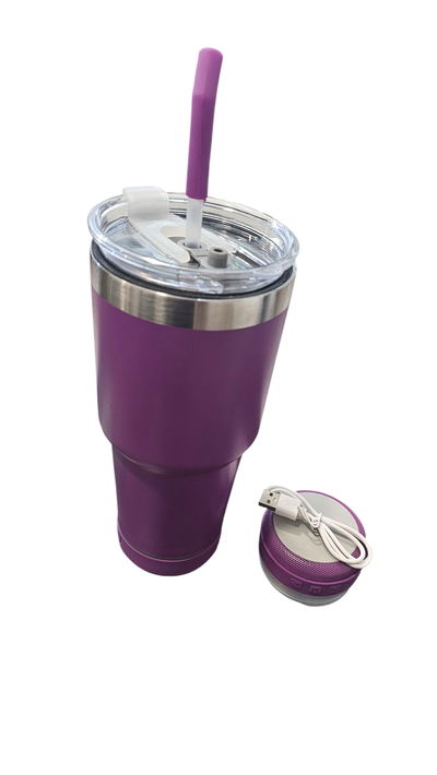 Vaso térmico con parlante
