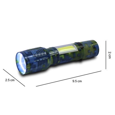 Linterna táctica mediana camuflada