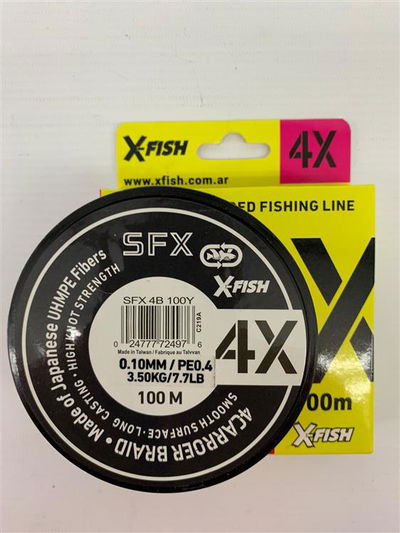 Multifilamento SFX 4 hebras x100m