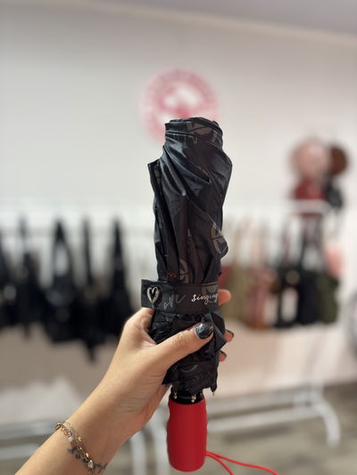 Paraguas de cartera Las Oreiro black