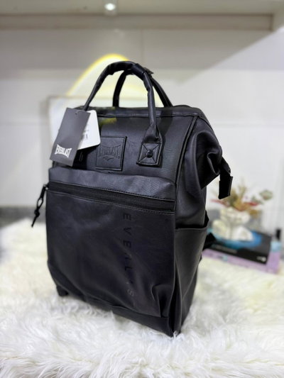 Mochila Everlast 100% cuero PU🎒