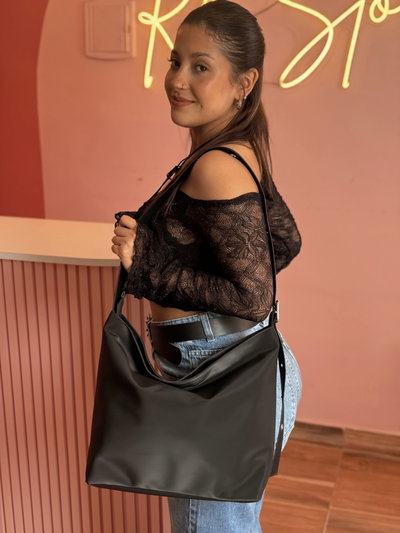 Shoulder bag Carrie negra