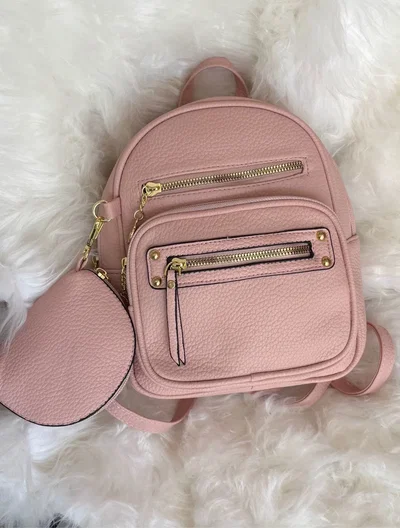 Mini Mochila Rosa 🩷