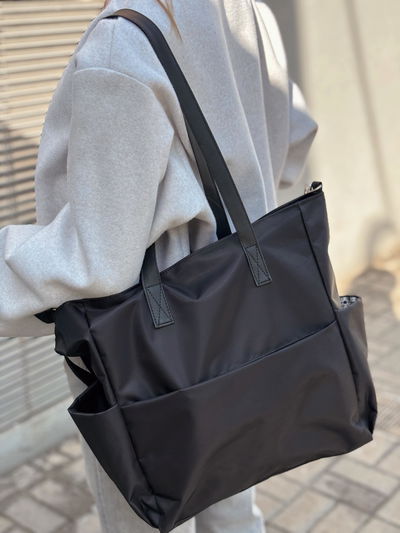 Tote bag Andorra impermeable negra