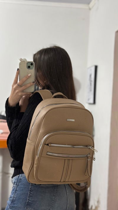 Mochila Universitaria Camel