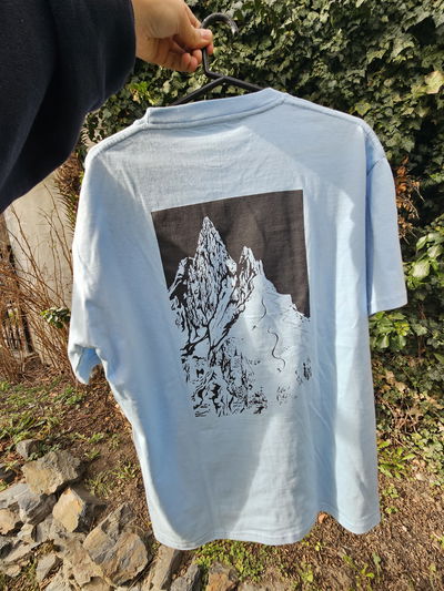 Celeste/negro S
