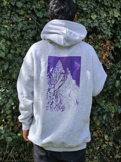 Hoodie Gris Melange XL