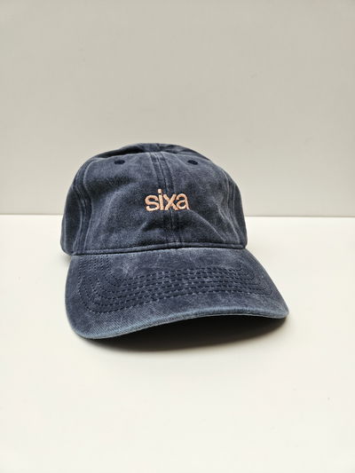GORRA VINTAGE Azul/salmón 