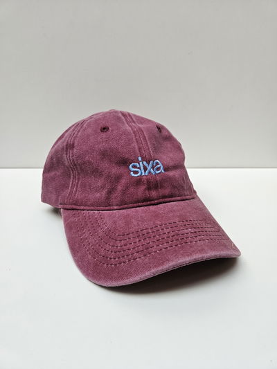 GORRA VINTAGE Roja/celeste 