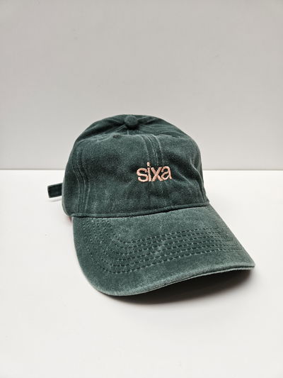GORRA VINTAGE Verde/salmón 