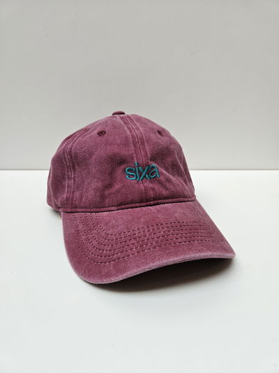 GORRA VINTAGE Roja/esmeralda 