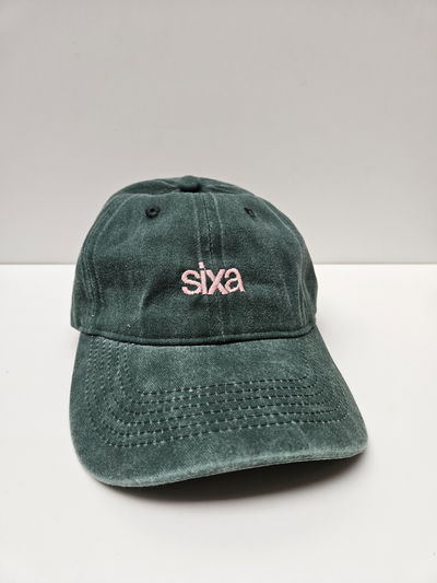 GORRA VINTAGE Verde/rosa 