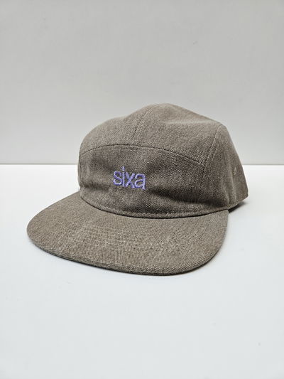 Gorra Plana Arena ~Bordado Lila~