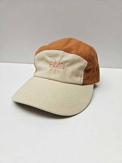 GORRA 5 PANELES TRADICIONAL BiColor Mostaza/Beige 
