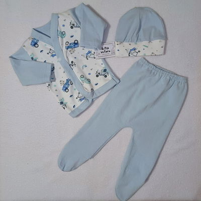 Ajuar 3 Piezas: Batita, Ranita y Gorro 👶🎀