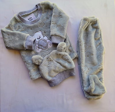 💙 Enterito Gris de Plush – Suave y calentito 💤