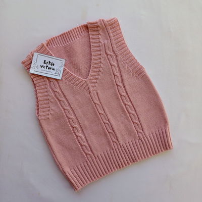 🧶 Chaleco de hilo – Clásico y versátil