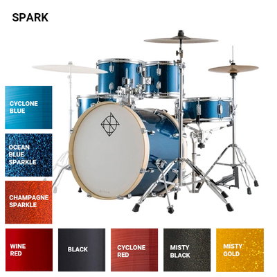 BATERÍA DIXON SPARK 5 CUERPOS (consultar disponibilidad de colores)