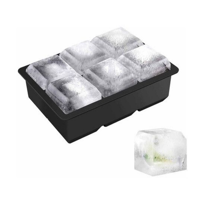 Cubetera de hielo 6 cubos silicona
