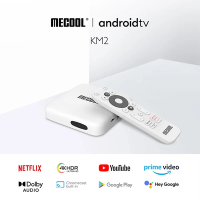 Tvbox Topleo KM2 4K 8gb Android TV
