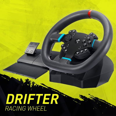 Volante Noga Drifter Racing Wheel Pedalera Multiplataforma