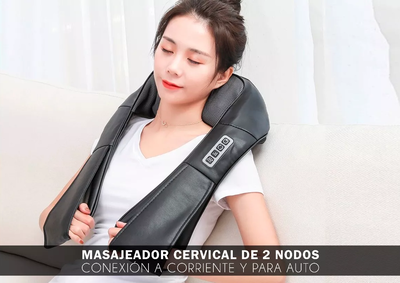 Masajeador Electrico Spica S120 Cervical Espalda Pies Cabeza