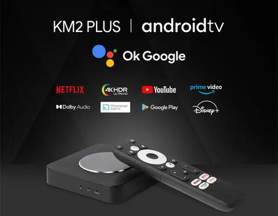 Tvbox Topleo KM2 Plus 4K 16gb Android TV
