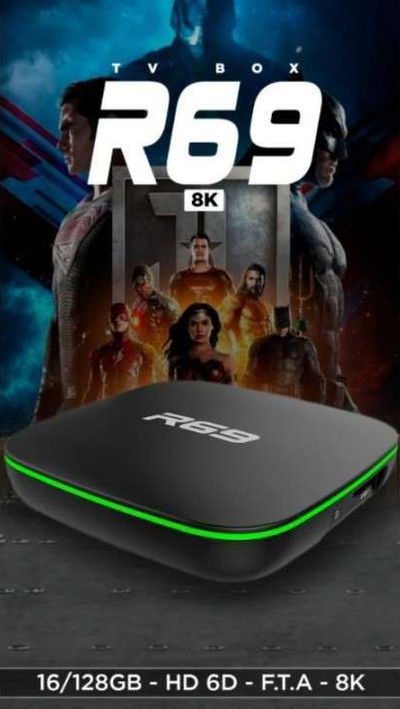 Tvbox R69 Wudung 8K 128gb Android TV