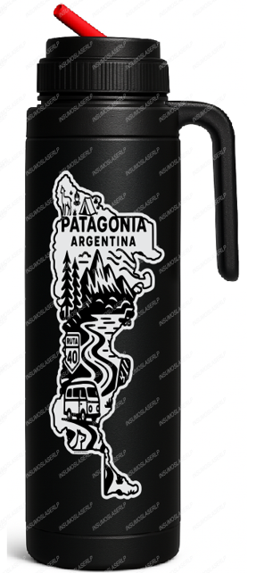 VECTOR TERMO PATAGONIA MAPA