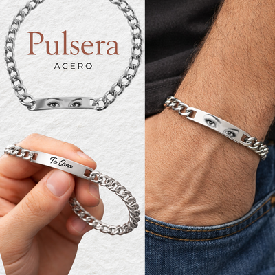 PULSERA ACERO IDENTIFICACION PREMIUM