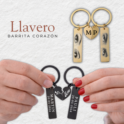 LLAVERO ACERO IDENTIFICACION PREMIUM