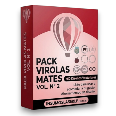 PACK VECTORES VIROLAS VOL N° 2 (+60 diseños)