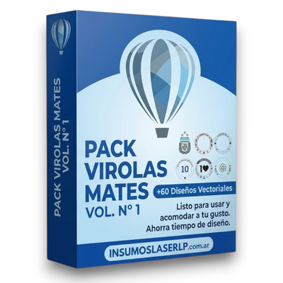 PACK VECTORES VIROLAS VOL N° 1 (+60 diseños)