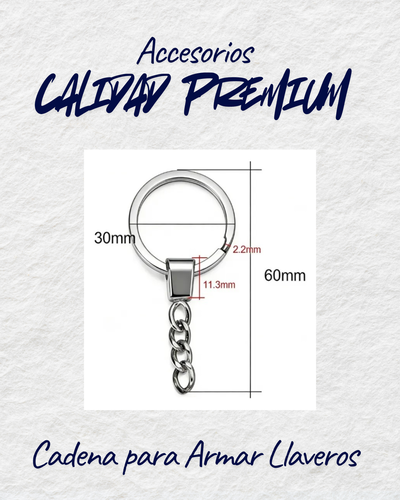 CADENA PARA ARMAR LLAVEROS